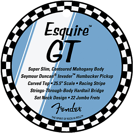 Fender Esquire Custom Gt 2003 Blue Metallic With Racing - Vintage Porsche Bbs Wheels (620x561), Png Download