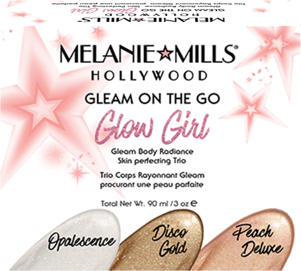 Melanie Mills Hollywood Glow Girl Gleam On The Go Body - Melanie Mills Hollywood Melanie Mills Gleam On The (1024x1024), Png Download