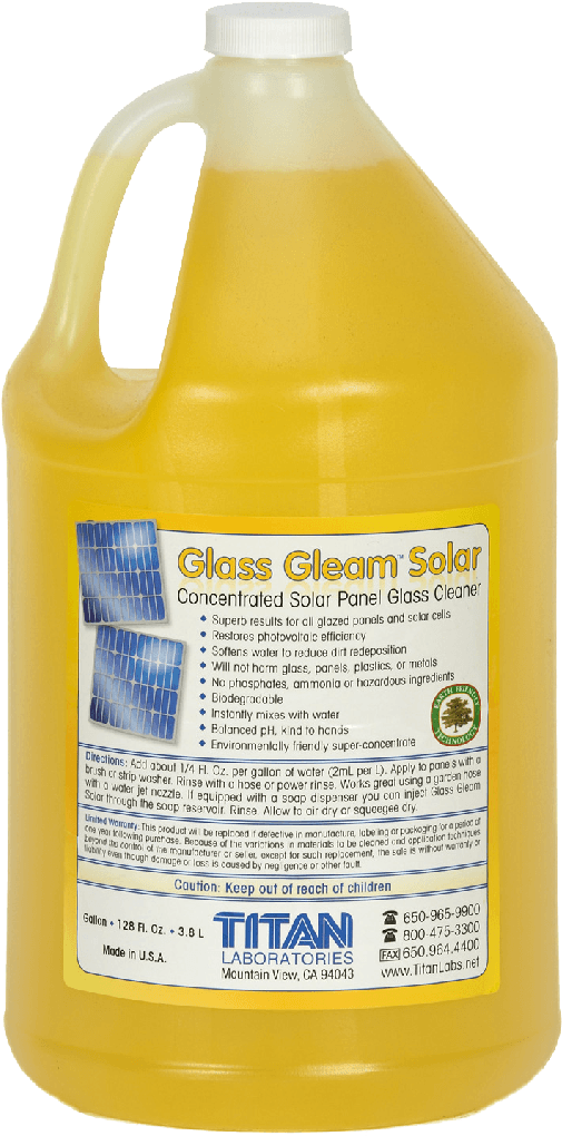 More Views - Chemical - Solar Cleaner - Titan Labs - Solar Glass (1100x1100), Png Download
