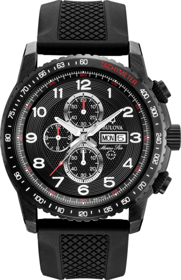 Marine Star Collection - Bulova 98c112 Mens Marine Star Chronograph Watch (362x558), Png Download