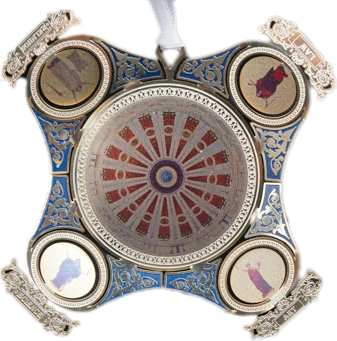 Interior Dome Ornament (659x666), Png Download