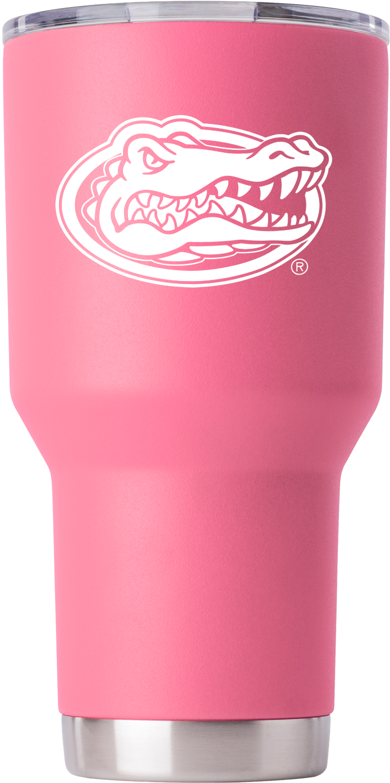 Florida Gator Head 30 Oz Pink Tumbler - Florida Gators (450x450), Png Download