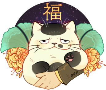 Transparent Library Businessman Clipart Fat - Cat (400x328), Png Download