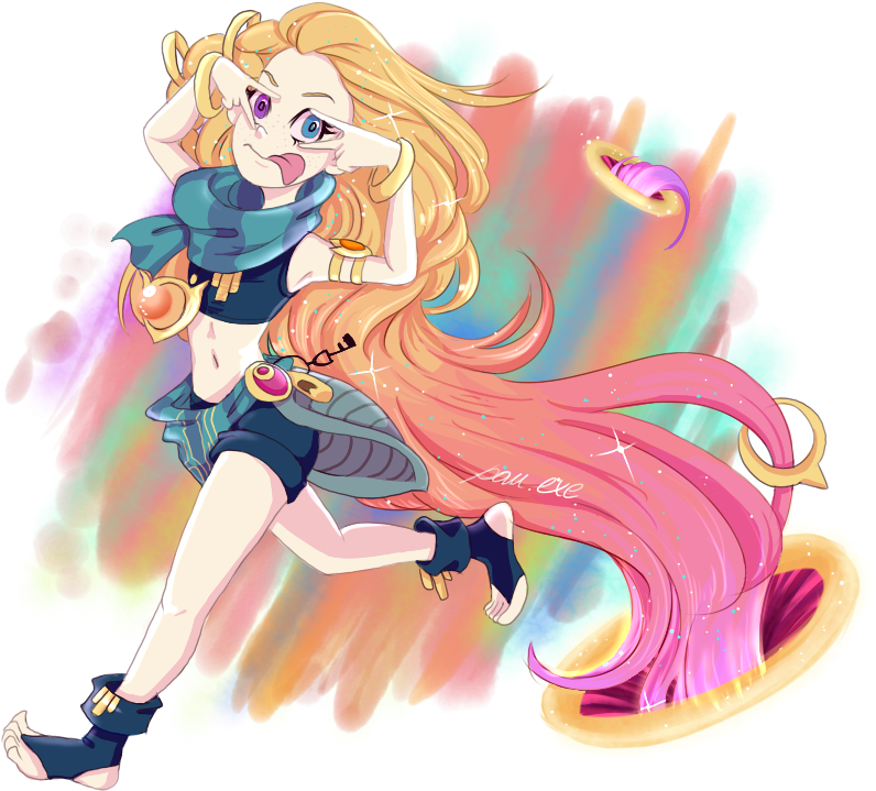 Zoe By Pauexe Hd Wallpaper Background Fan Art Artwork - Asus Rog Strix Hero Ii Gl504gm-ds74 Gaming Laptop (900x800), Png Download