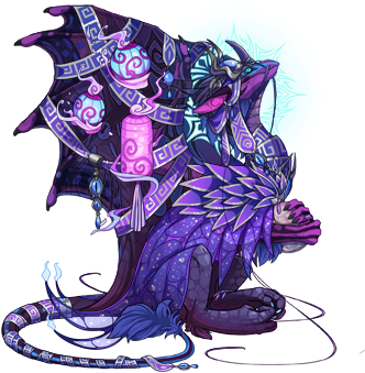 27513188 350 , " - Blue Female Dragon (350x350), Png Download