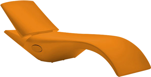 A Sunlounger Called Zoe - Myyour Bain De Soleil Chaise Longue Zoe (lilas Gaufré (516x580), Png Download