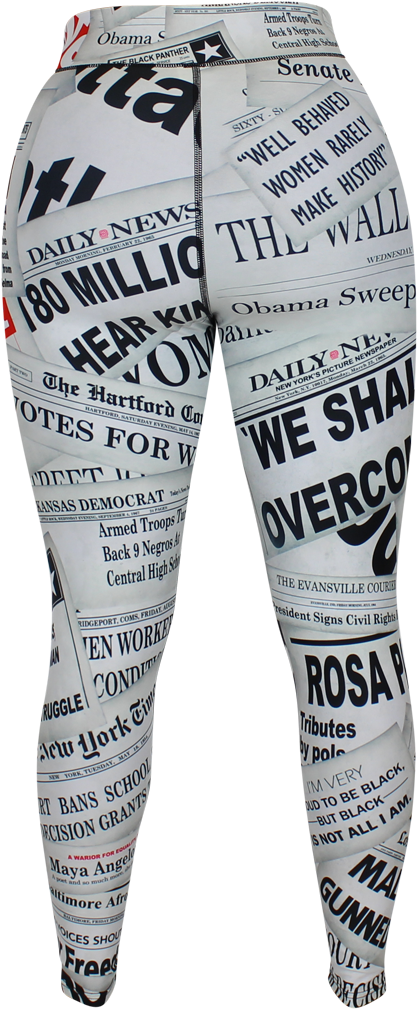 Black History Tights Black History Tights - Leggings (819x1024), Png Download