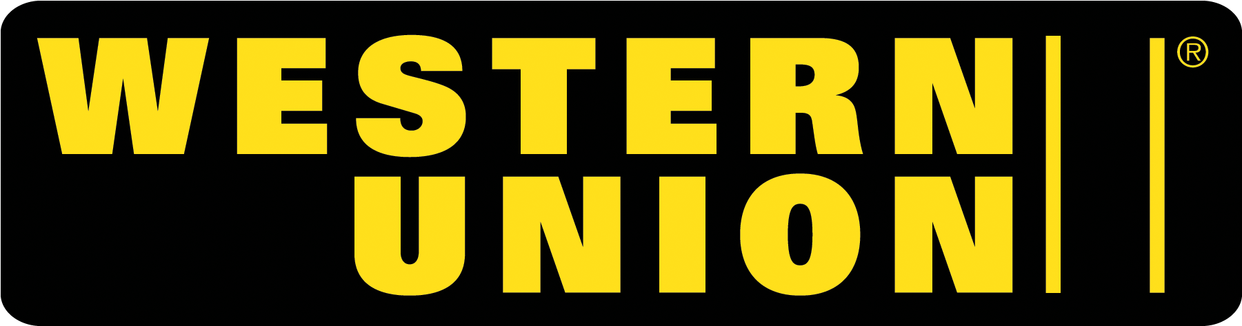 Western Union - Western Union Logo Transparent (1950x600), Png Download