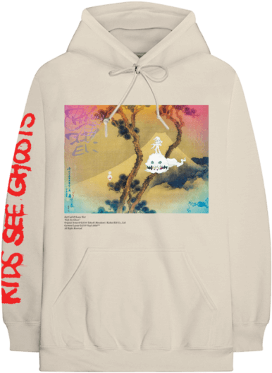 This Includes Cream Colored Long Sleeve T Shirts, A - Kids See Ghosts Hoodie (640x640), Png Download