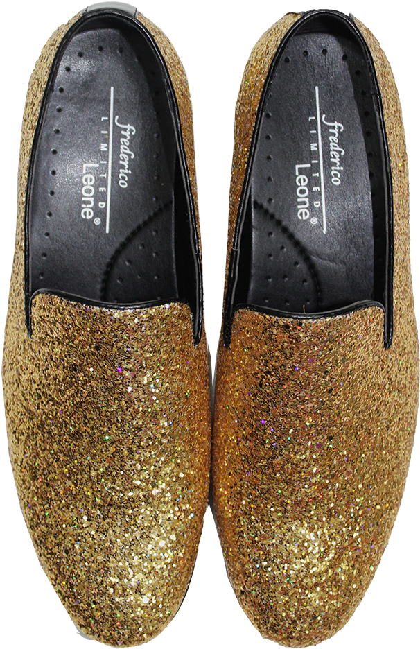 Picture Of Gold Sparkle Shoe - Michael's Formalwear & Bridal (1000x1000), Png Download