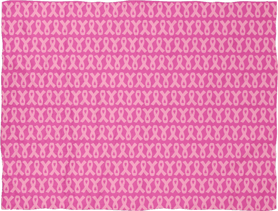 Pink Ribbon Fleece Blanket - Wool (1024x1024), Png Download