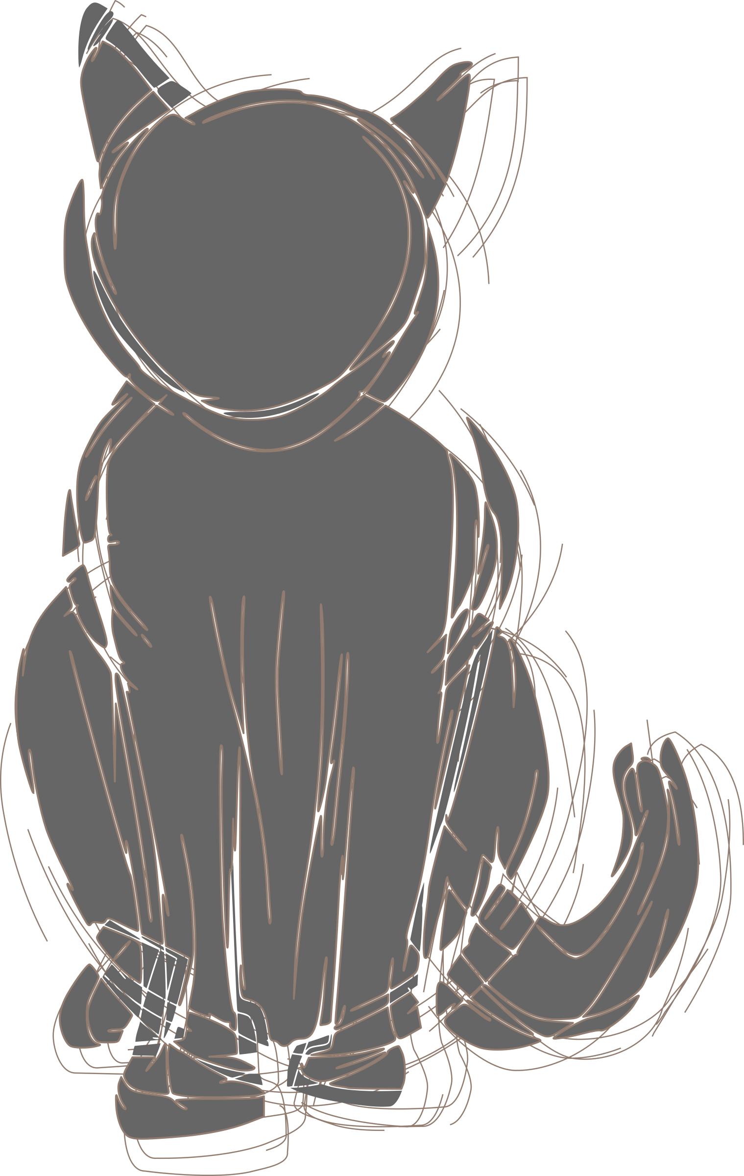 Big Image - Black Cat (1519x2400), Png Download