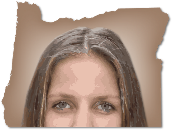 Oregon-head - Oregon (620x432), Png Download