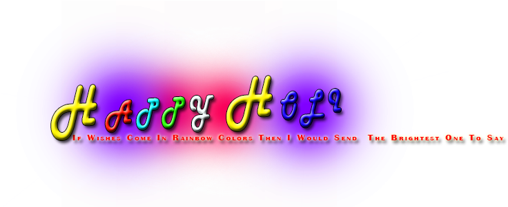 Png Text For Holi (800x300), Png Download