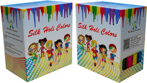 Photo - Holi Colors Box (530x315), Png Download