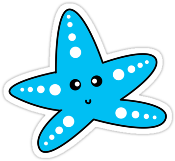 19 Jellyfish Banner Stock Ocean Fish Huge Freebie Download - Starfish Cartoon Sticker (375x360), Png Download