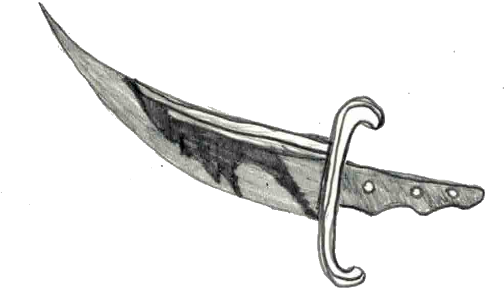 Pandemic Silver Dagger - Bowie Knife (995x637), Png Download