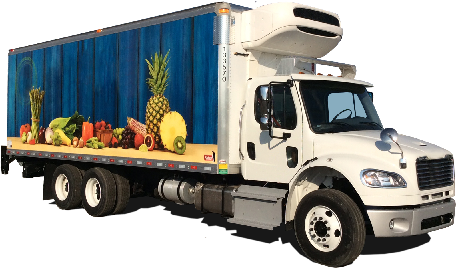 Kidron Produce Trucks - Temperature Controlled Bodie Trucks (1624x970), Png Download