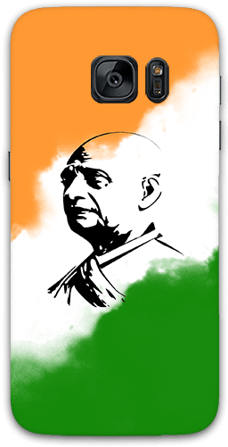 Sardar With Indian Tricolor Galaxy S7 Edge Mobile Back - Mobile Phone (600x600), Png Download