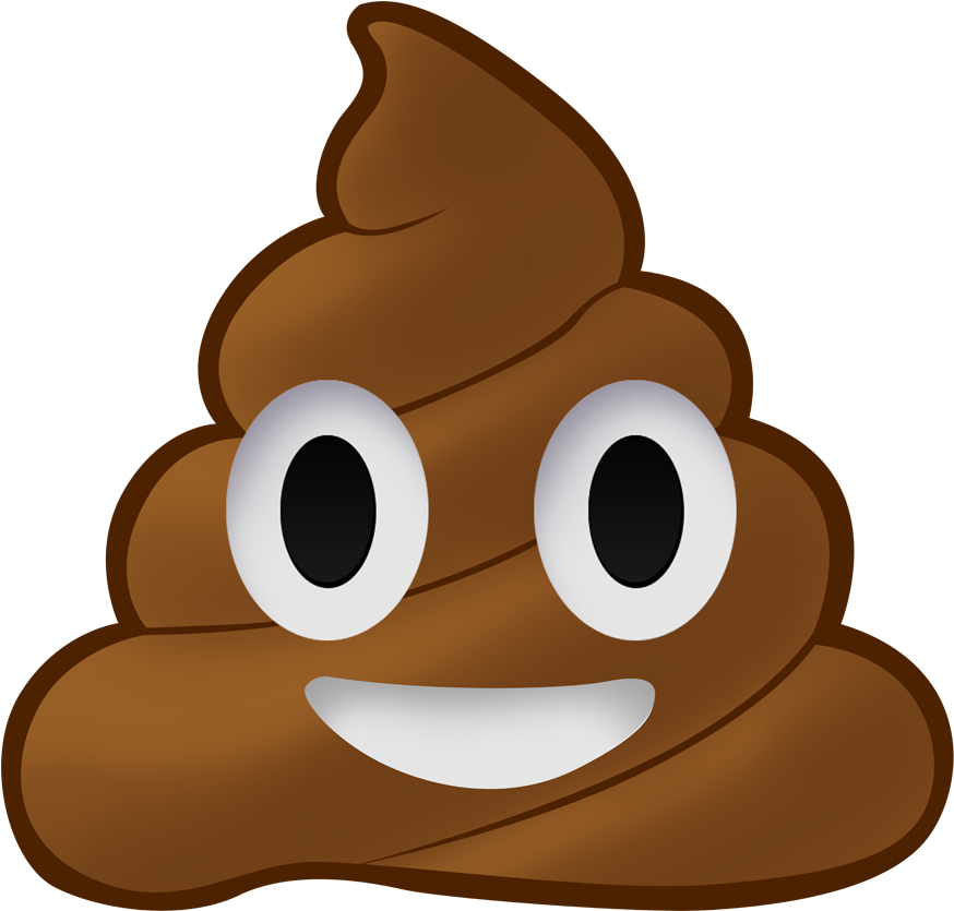 Poop Emoji (900x900), Png Download