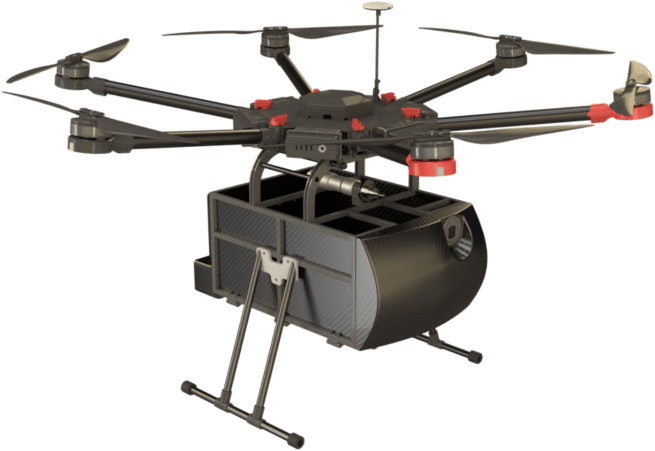 Flytrex Delivery Drone - Flytrex Drone (750x461), Png Download