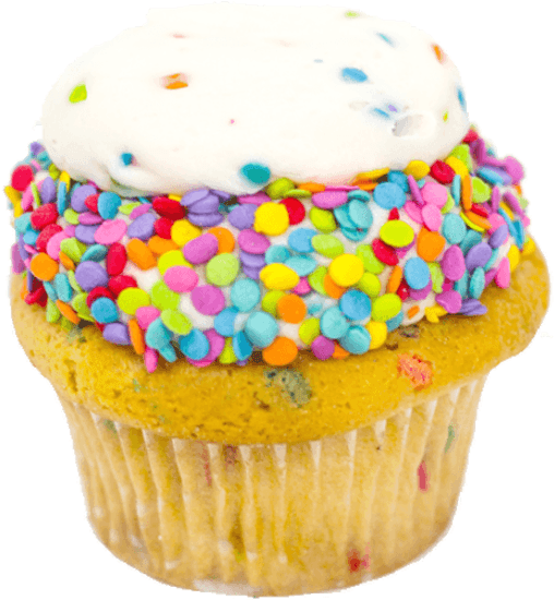 Funfetti Cupcake - Cupcake (800x800), Png Download