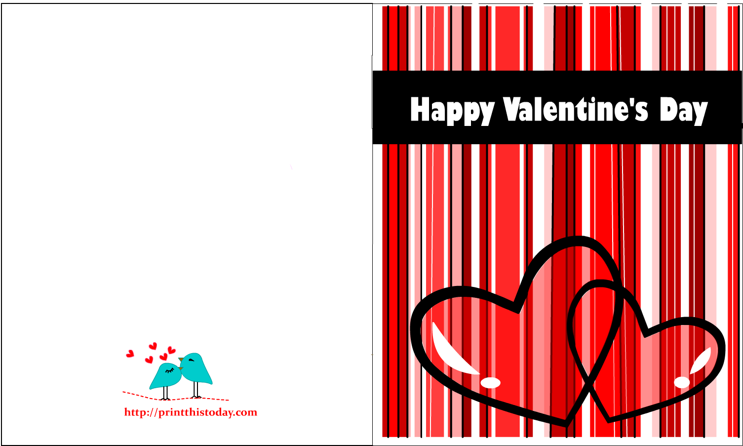 Happy Valentines Day Cards (1650x1275), Png Download