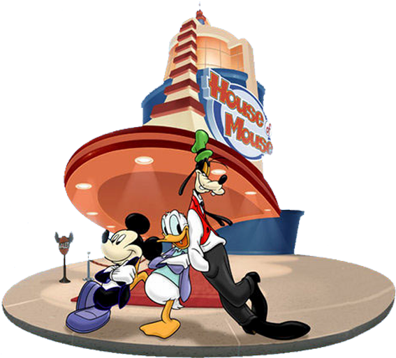 Hom Mickey Donald Goofy - House Of Mouse Mickey Donald And Goofy (587x522), Png Download