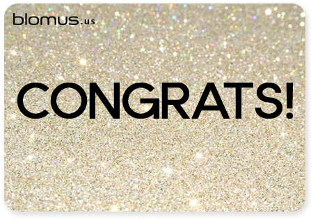 Congratulations Gift Card - Bobine Insigne Ancre D'or (450x350), Png Download