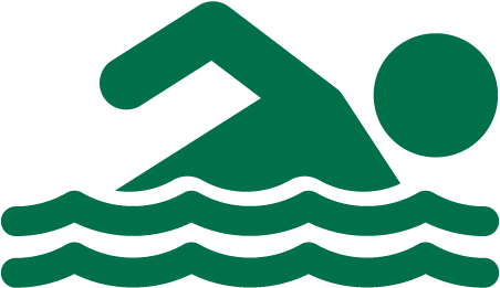 Swimming Icon - Swimming Icon Green (600x450), Png Download