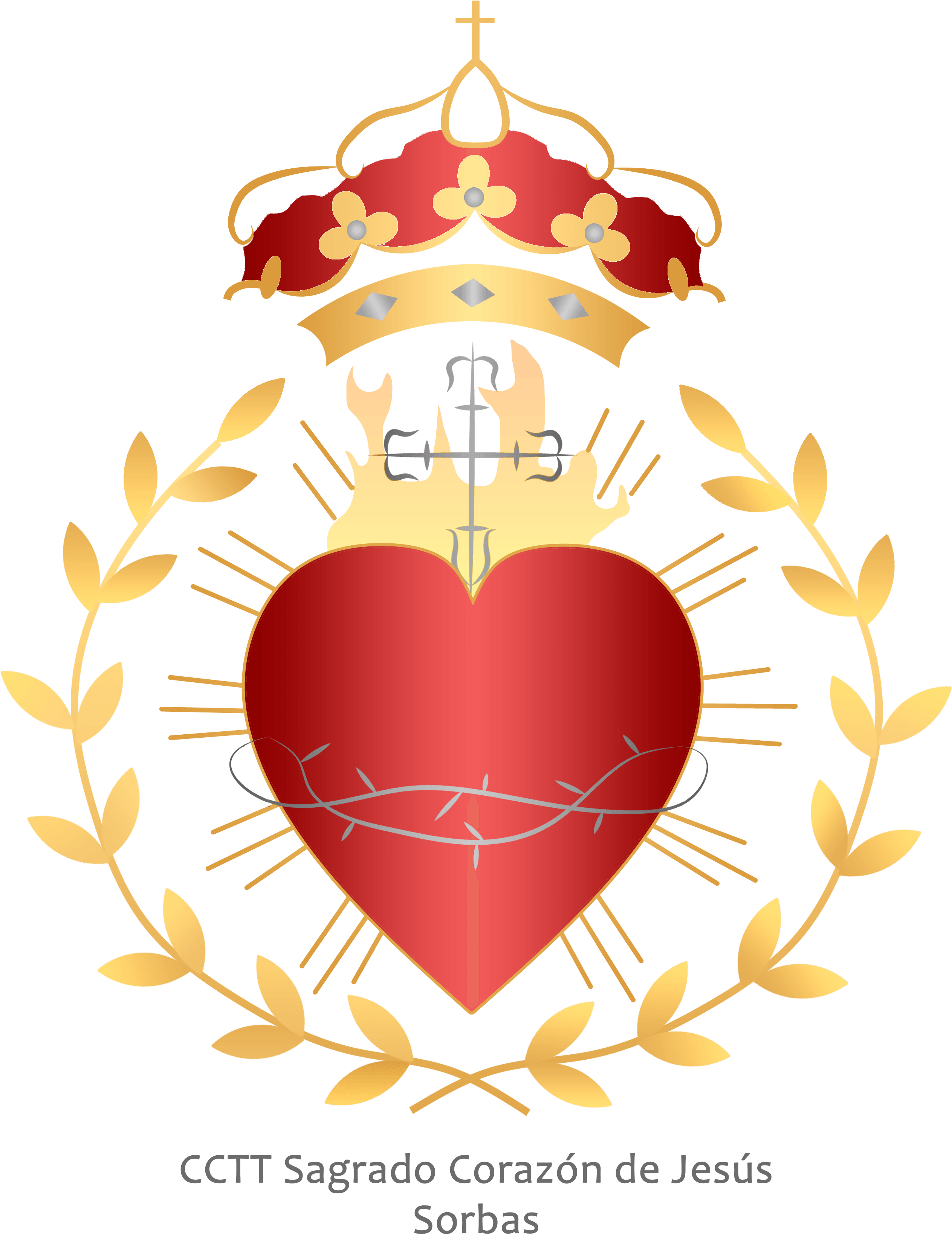 Download HD Sagrado Corazon De Jesus Logo Transparent PNG Image -  NicePNG.com, image size:2527x3277