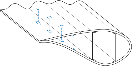 D-string® Is A Simple Yet Effective Technology Developed - Turbine (640x427), Png Download