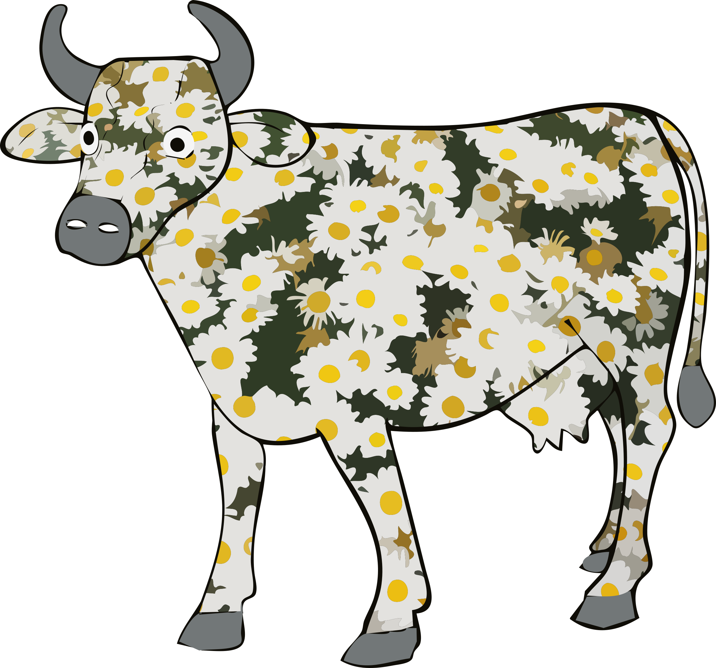 This Free Icons Png Design Of Daisy The Cow (2400x2238), Png Download