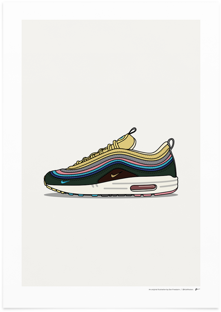 Sean Wortherspoon 1/97 Poster Kickposters - Adidas Mens Yeezy Boost 700 'wave Runner (900x1202), Png Download
