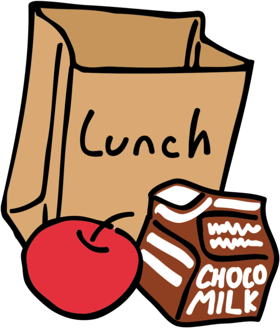 School Lunch (1002x1165), Png Download