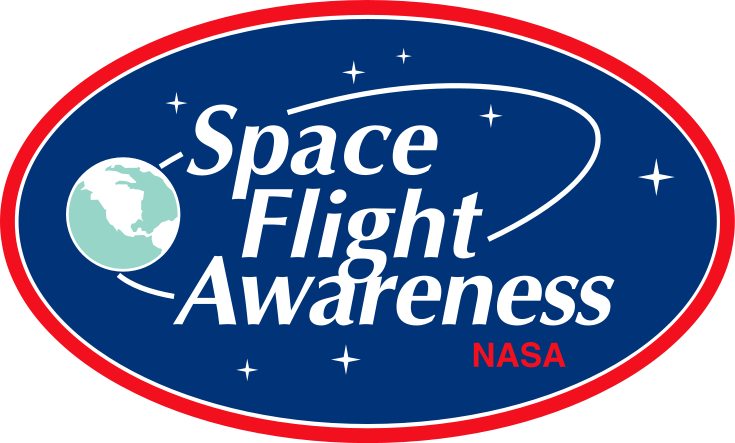 Nasa Logo Wallpaper Gallery For Nasa Logo Png - Space Flight Awareness (735x443), Png Download