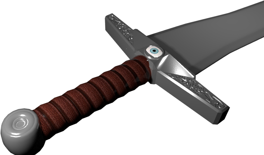 Sword Of Eyes - Hunting Knife (960x540), Png Download