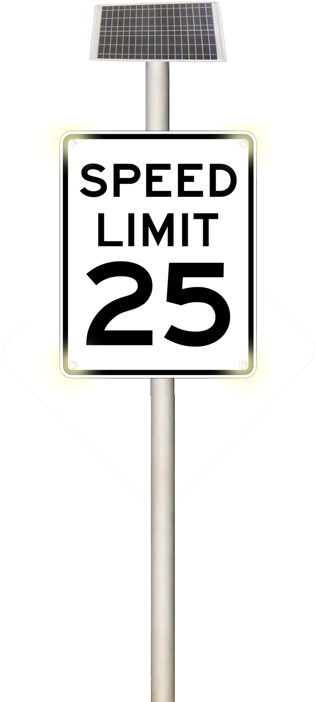 Speed Limit Sign (708x1433), Png Download