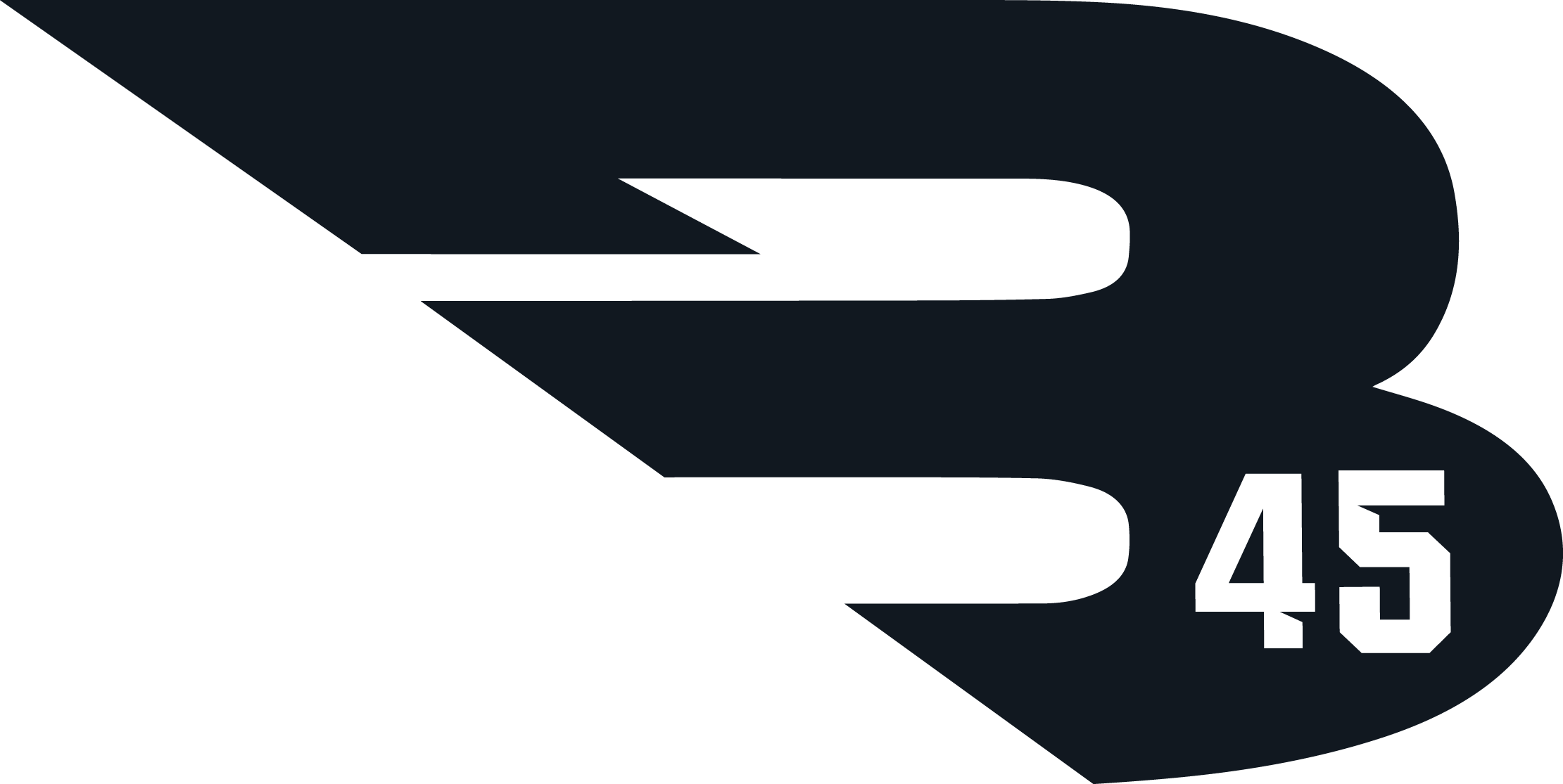 B45 Bats Logo (2221x1115), Png Download