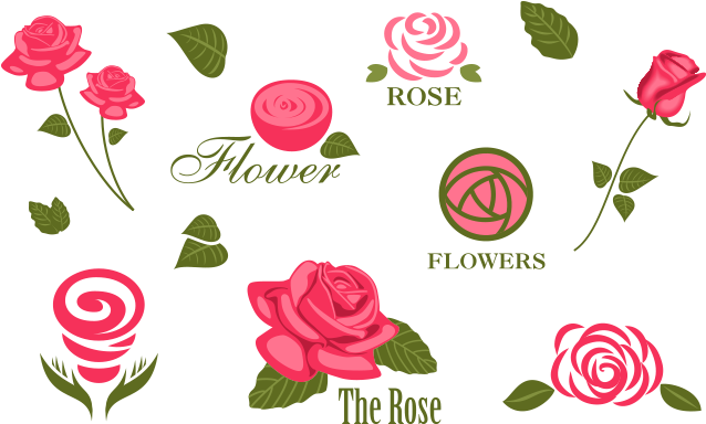 Flowers Vectors Clipart - Clipart Rose Vector Png (1200x628), Png Download