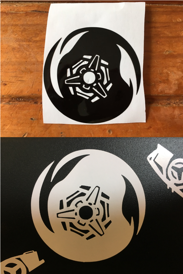 Rocket League Vinyl Decal Ball - Decal (900x900), Png Download