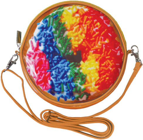 Picture Of Rainbow Sprinkles Donut Purse - Iscream Rainbowlicious Frosting Scent Rainbow Sprinkles (550x550), Png Download
