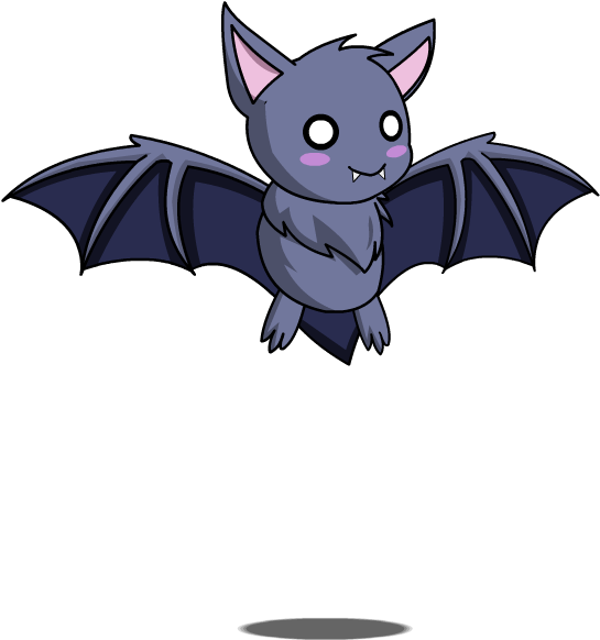 Anime Bat Transparent (570x600), Png Download