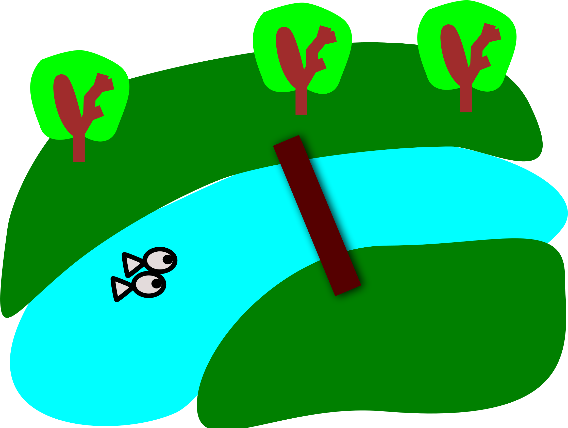 Banner Download Free Clip Art Bay - Animated River Png (2400x1697), Png Download