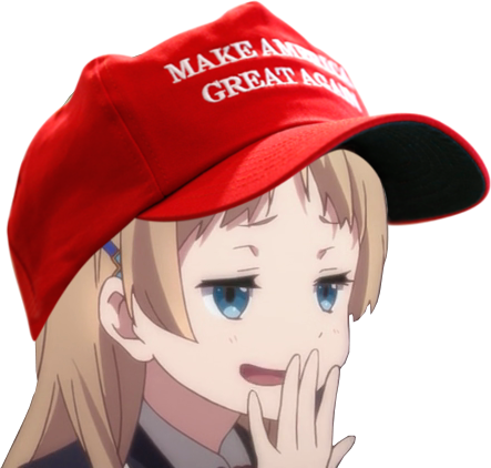 View Samegoogleiqdbsaucenao 1461339235103 , - Anime Girl Trump Hat (443x422), Png Download