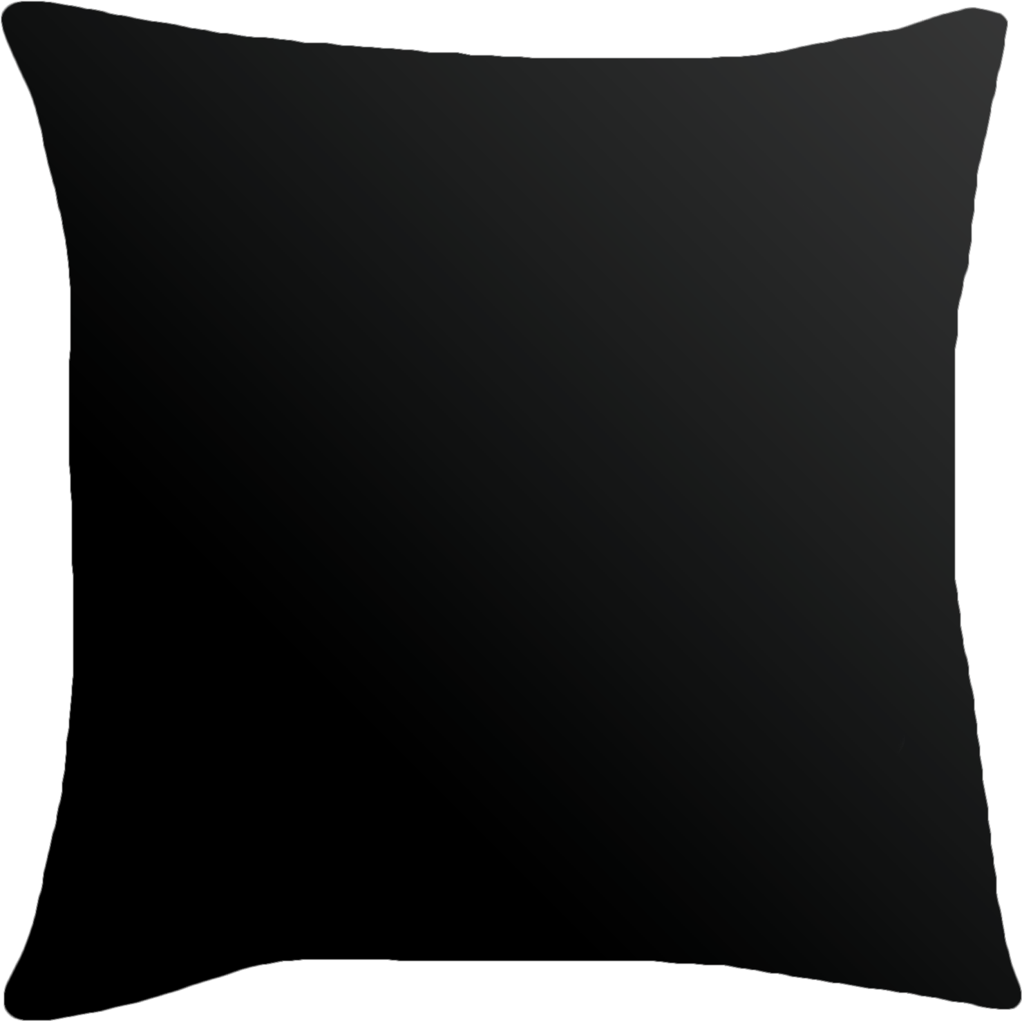Black Pillow Png - Cushion (2048x2048), Png Download