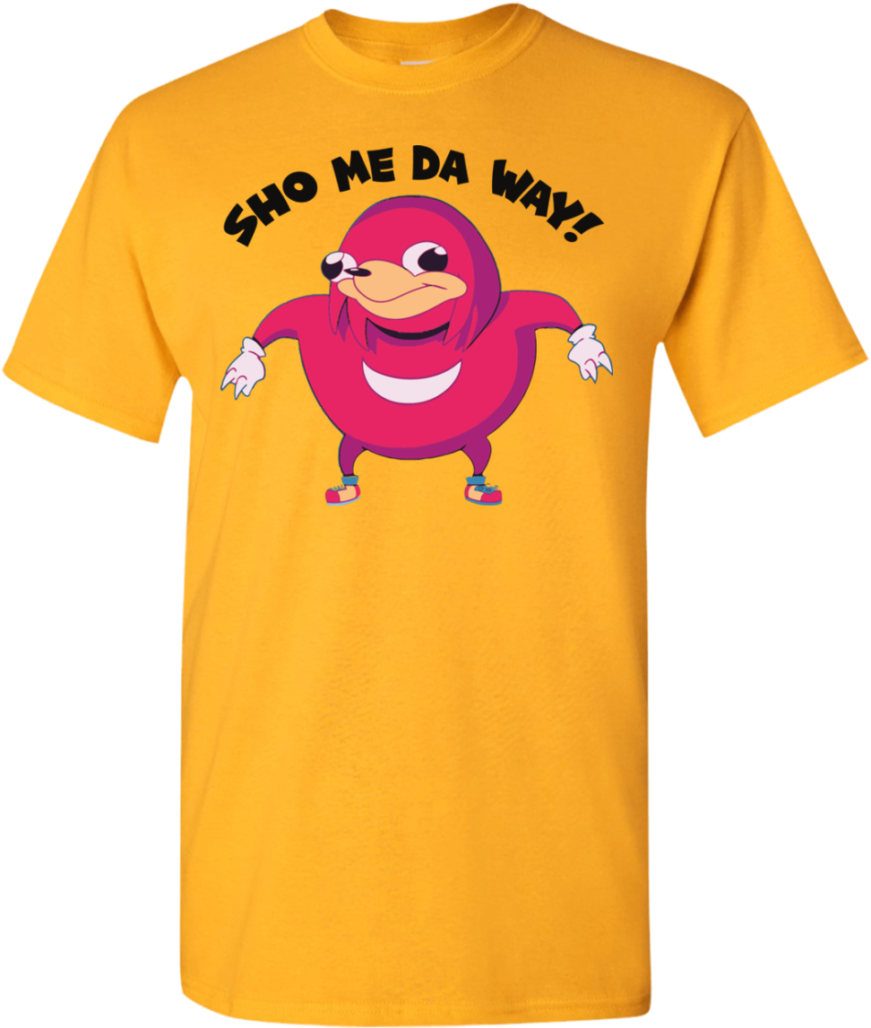 Show Me Da Way - T-shirt (1155x1155), Png Download