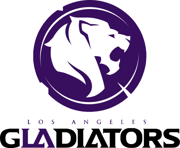 600px-los Angeles Gladiators Logo - Los Angeles Gladiators Logo (600x495), Png Download