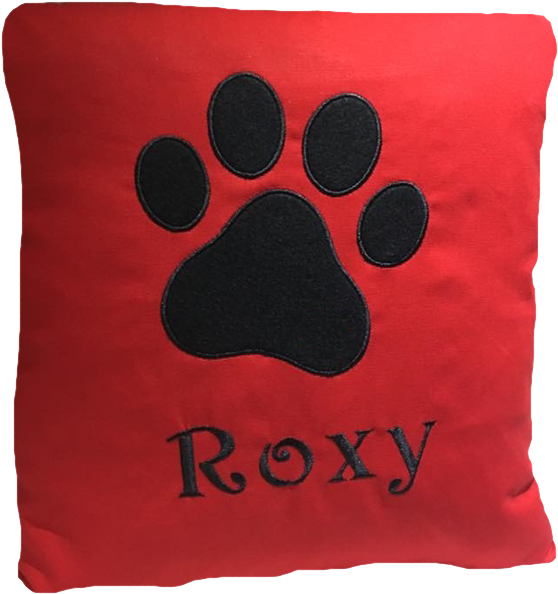 Applique Dog Paw Print - Dog (612x653), Png Download