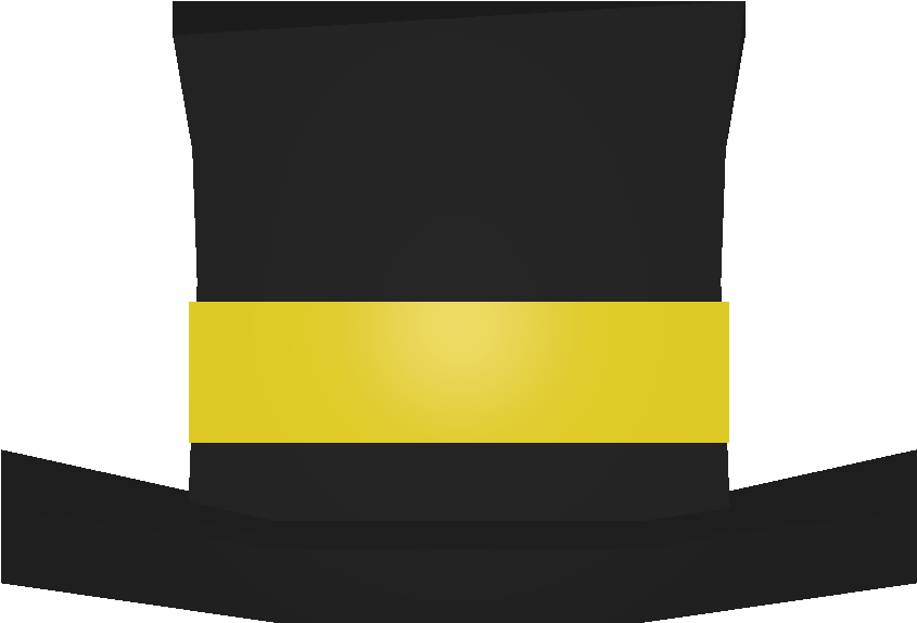 Top Hat Clipart Gold - Unturned Gold Hat (1024x1024), Png Download